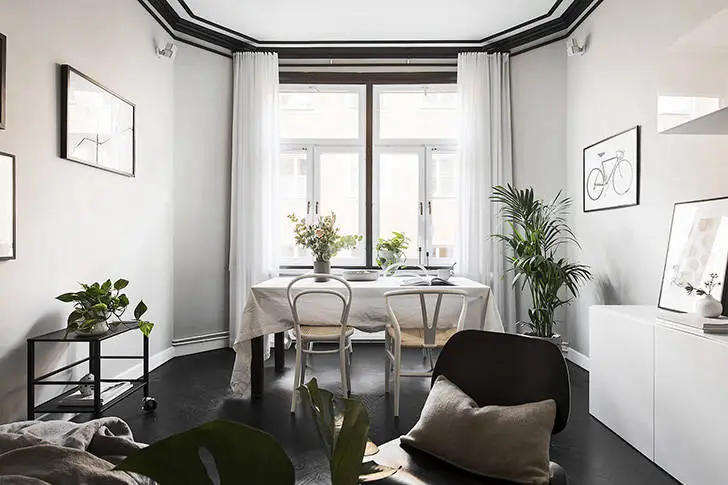 Jak ciemne karneole dodали wyrazistości do skandynawskiego wnętrza (50 m²) - Gallery image 2