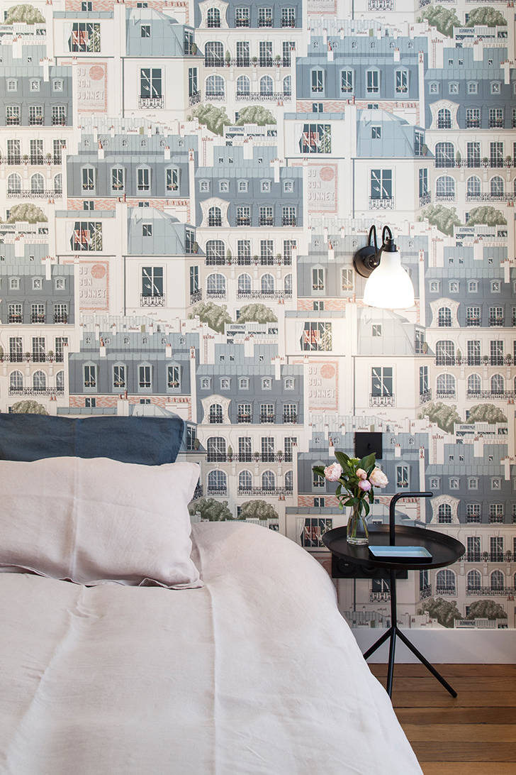 Очаровательная белая квартира в Париже