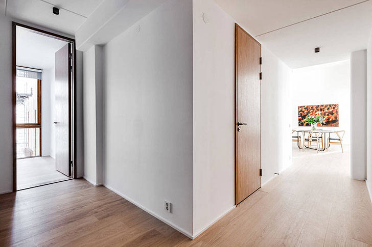 Открытое пространство и ничего лишнего: современная квартира в Швеции