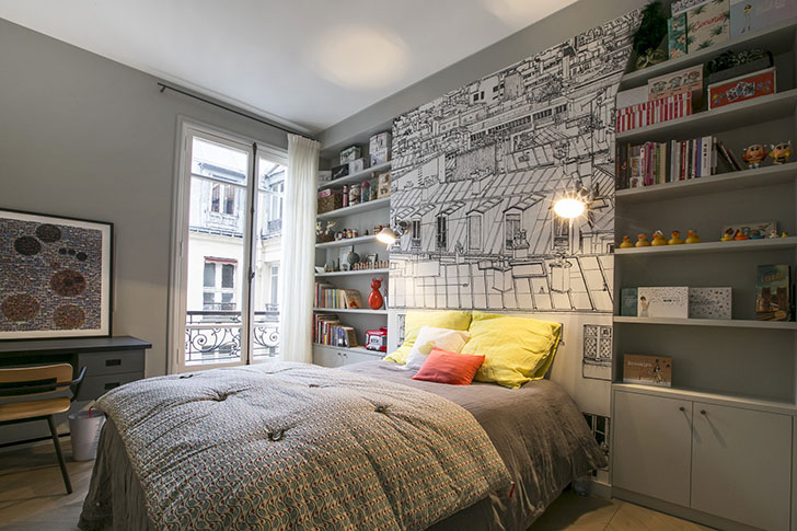Квартира в Париже: современный интерьер, интересные детали и французский стиль (155 кв. м)