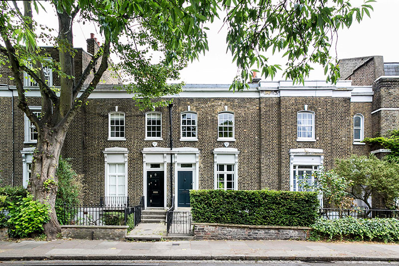 Обновленный георгианский дом с садом в Лондоне