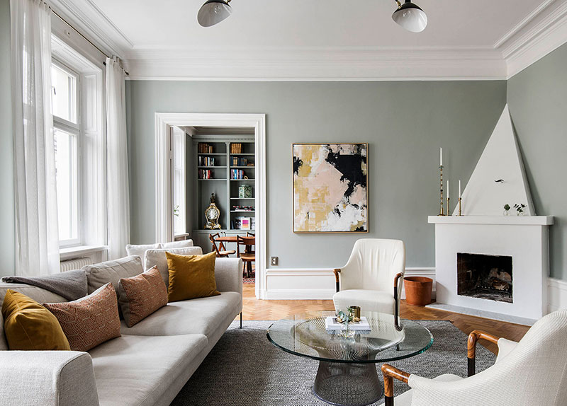Коли простір і колір чудові: квартира в Стокгольмі