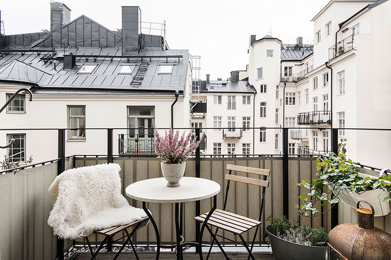 Когда пространство и цвет великолепны: квартира в Стокгольме