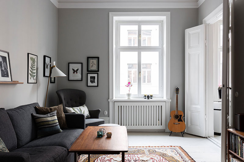 Шведская квартира в легких пастельных оттенках