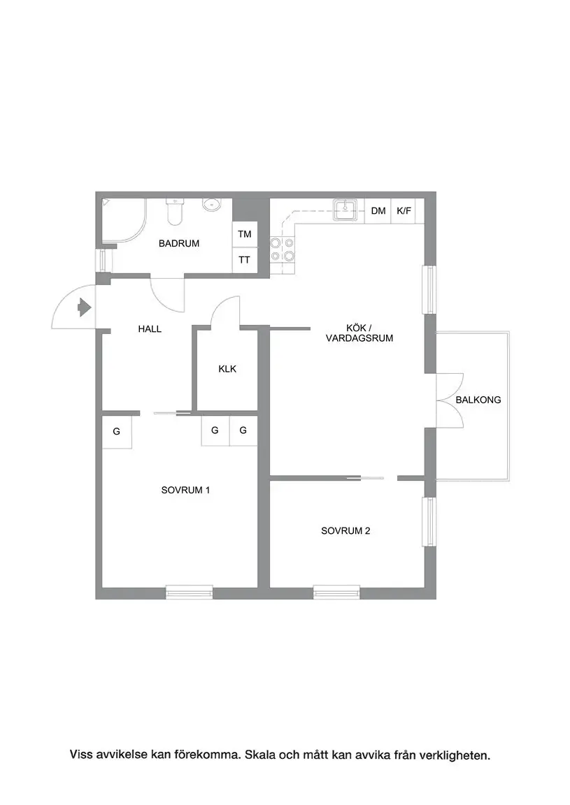Небольшая квартира с женственными нотками в Швеции (63 кв. м)