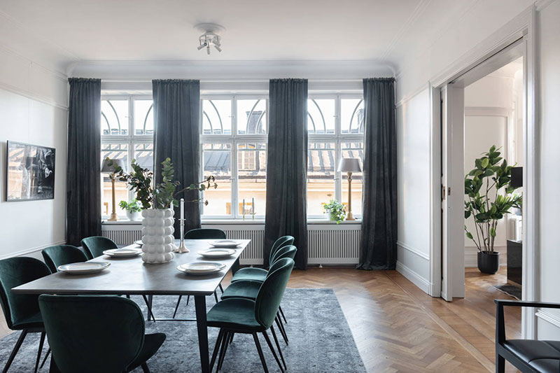 Скандинавская квартира с нотками парижского стиля