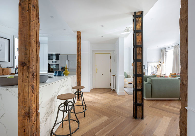 Современна реконструкция классических апартаментов в Мадриде