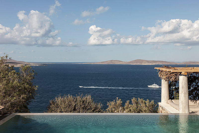 Великолепный средиземноморский стиль в современном исполнении: райская вилла на острове Миконос
