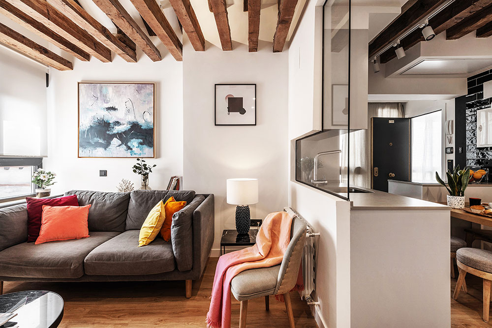 Как выжать максимум из небольшого пространства: компактная квартира в Мадриде