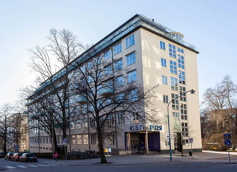 Просторная квартира в бывшем почтовом отделении в Стокгольме (74 кв. м)