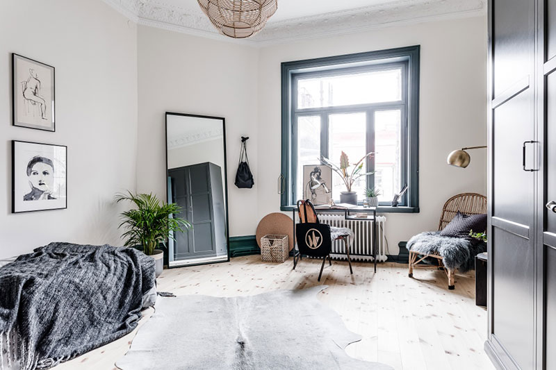 Утонченный и изысканный интерьер квартиры в Стокгольме (175 кв.м)