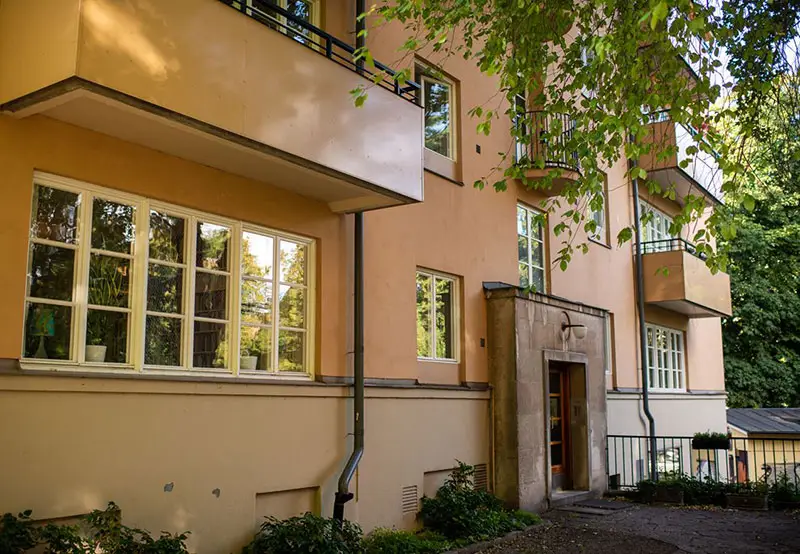 Стильная и уютная квартира в серо-бежевой гамме в Швеции (76 кв. м)