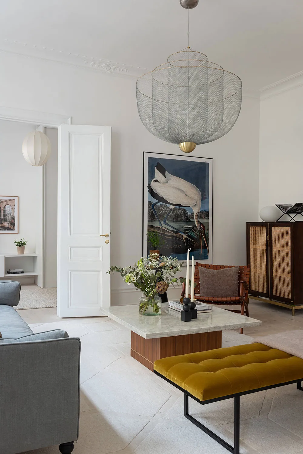 Biały i elegancki интерьер w Stokholmie - Gallery image 11