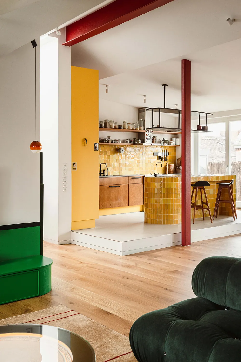 色彩という感情の言語:ベルリンにあるエクレティックなロフト - Gallery image 7