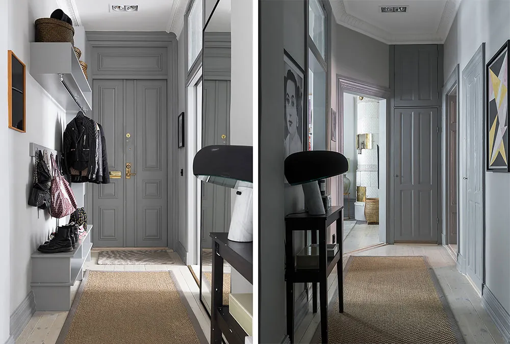 Style combiné de gris et beige dans l'interior d'une appartement à Stockholm (72 m²) - Gallery image 15