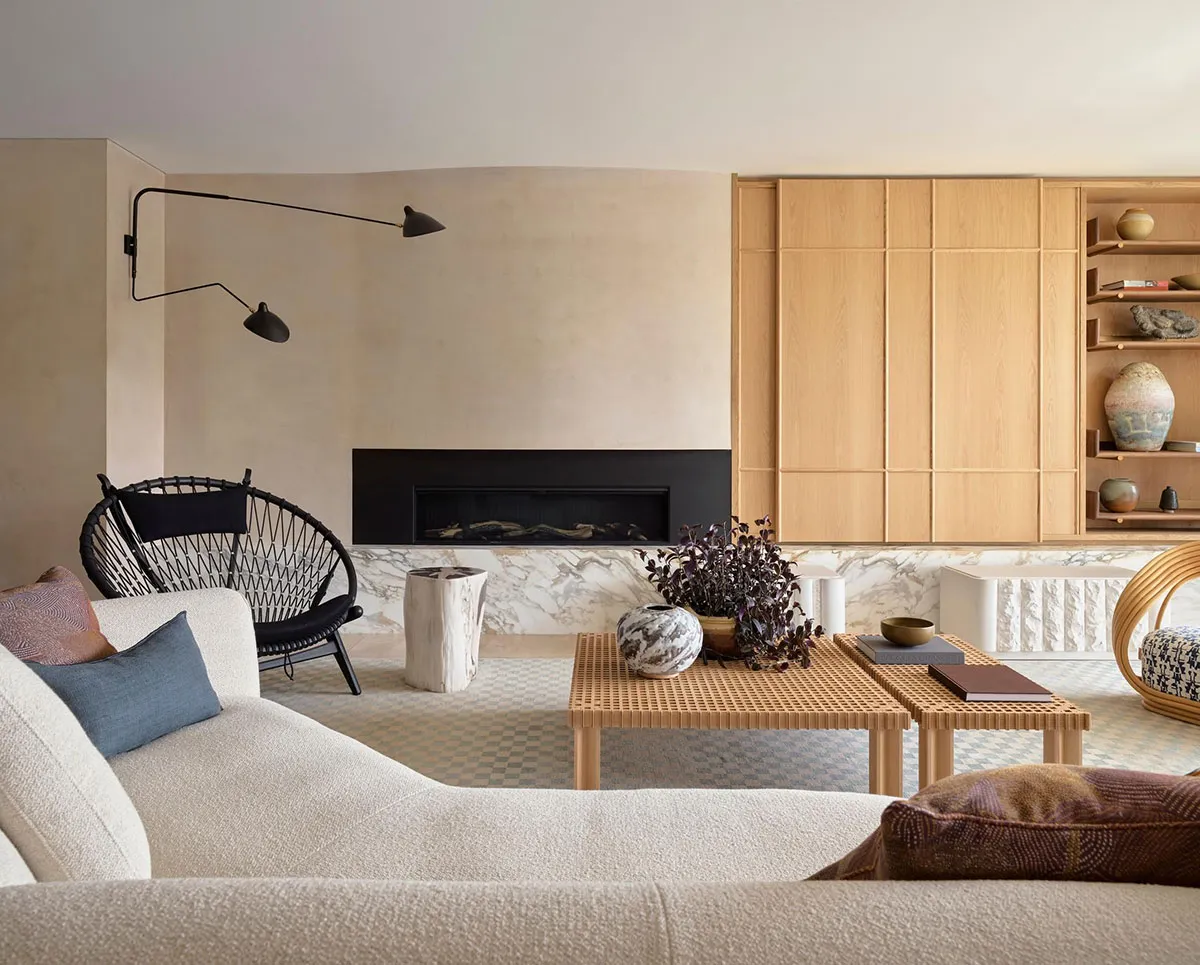 Интересный многослойный интерьер с видом на залив в Сиднее - Gallery image 2