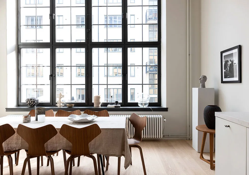 Компактний лофт із верхньою залізницею у будівлі колишньої фабрики в Стокгольмі (61 кв. м) - Gallery image 3