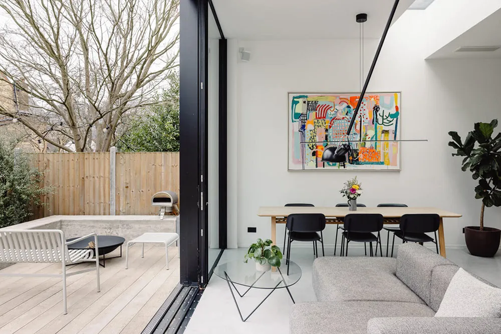 Спокійний інтер'єр дому сім'ї музикантів у Лондоні - Gallery image 7