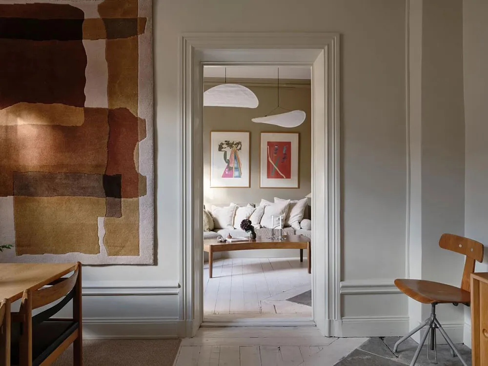 Habitaciones de forma irregular y dormitorio de ático: apartamento inusual en Estocolmo - Gallery image 4