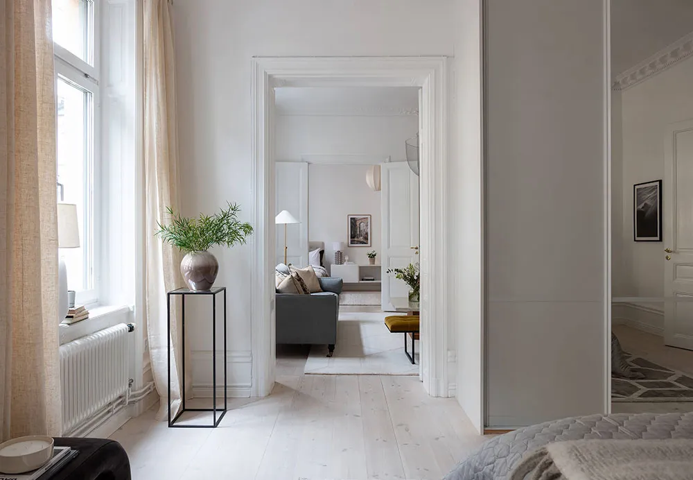 Biały i elegancki интерьер w Stokholmie - Gallery image 14