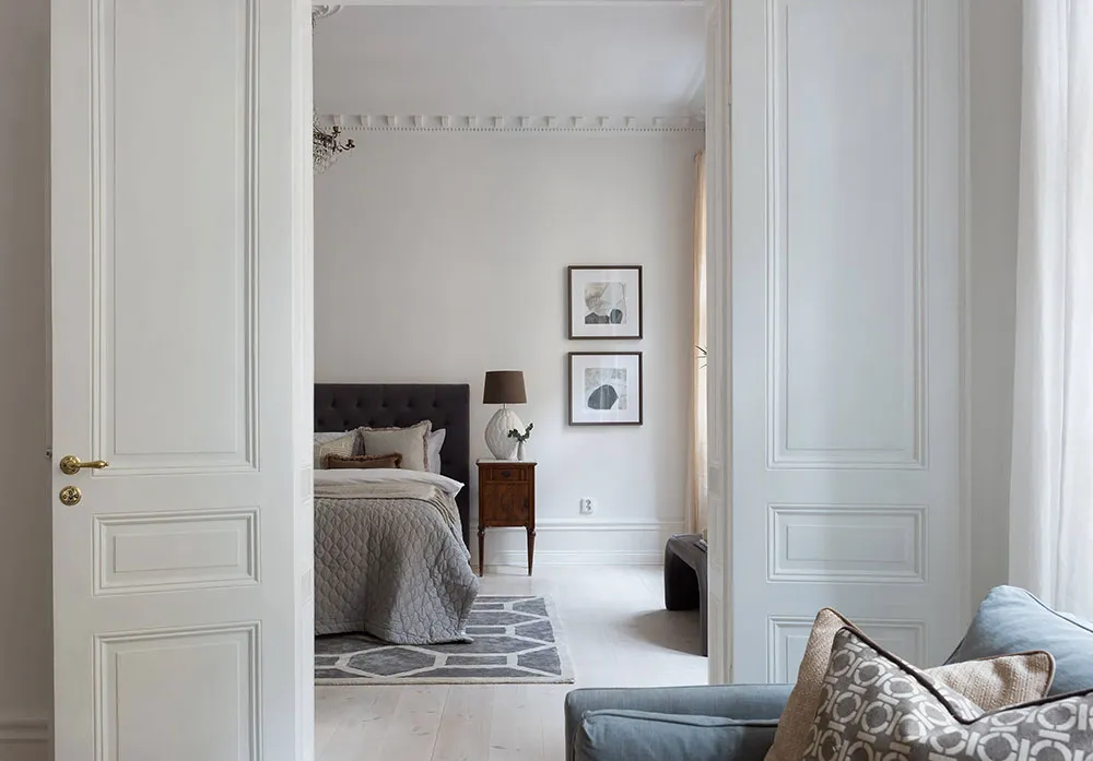 Biały i elegancki интерьер w Stokholmie - Gallery image 7