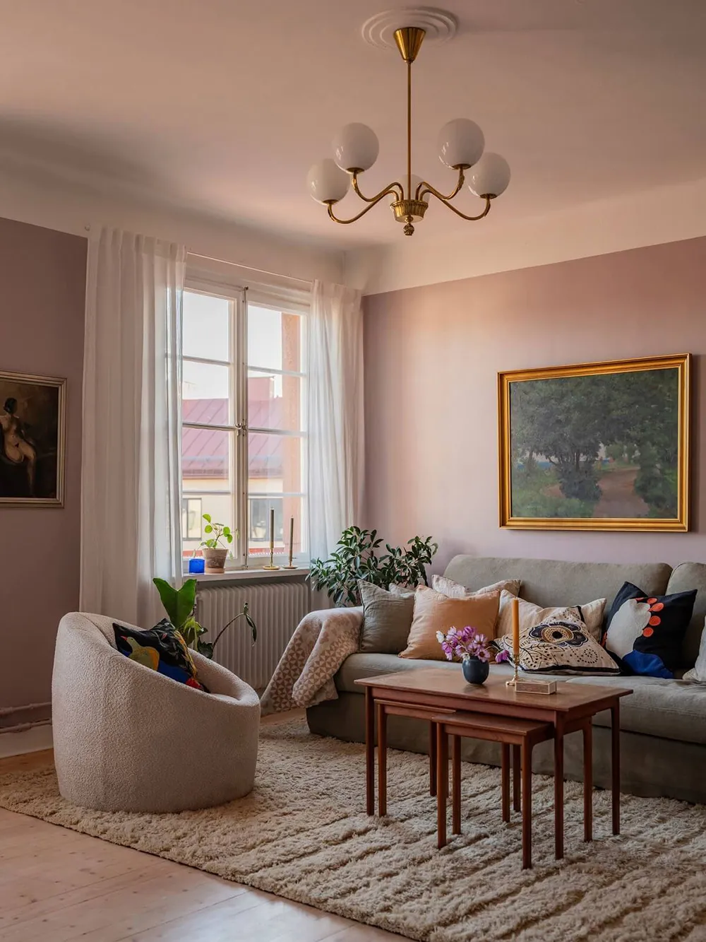 Soft Tones and Countryside Mood: Apartment in Sweden (60 sqm) - Gallery image 1