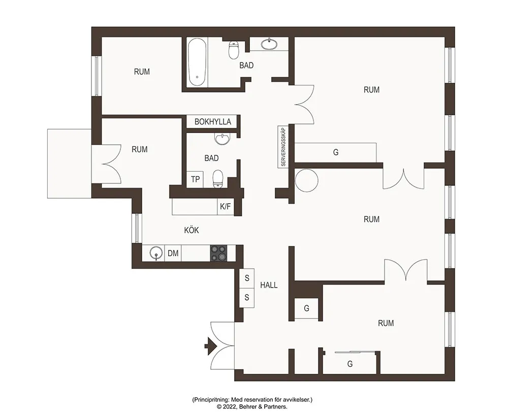 Biały i elegancki интерьер w Stokholmie - Gallery image 30