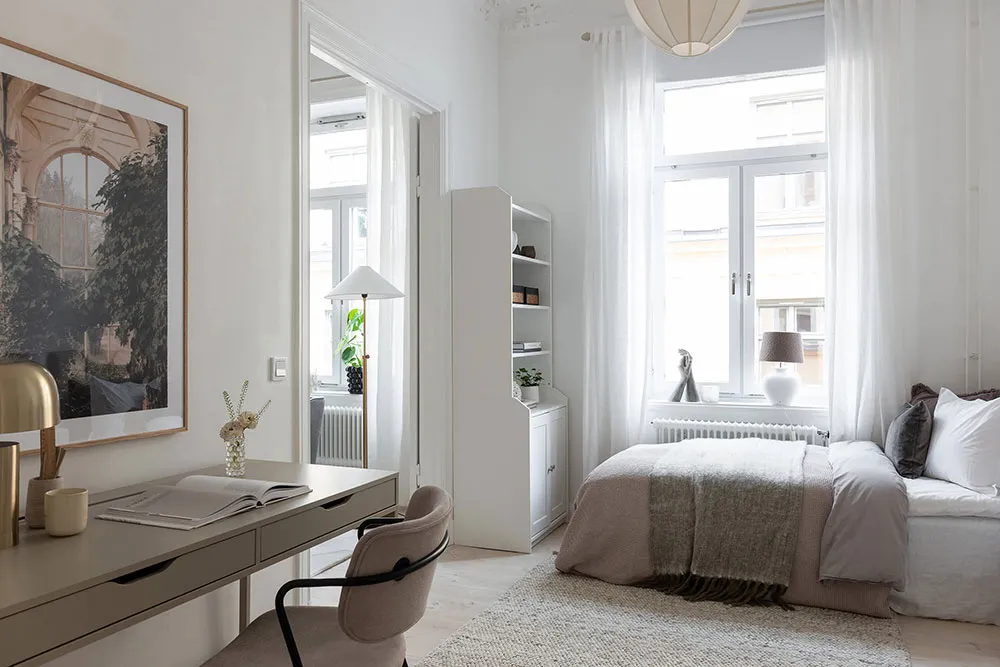 Biały i elegancki интерьер w Stokholmie - Gallery image 15