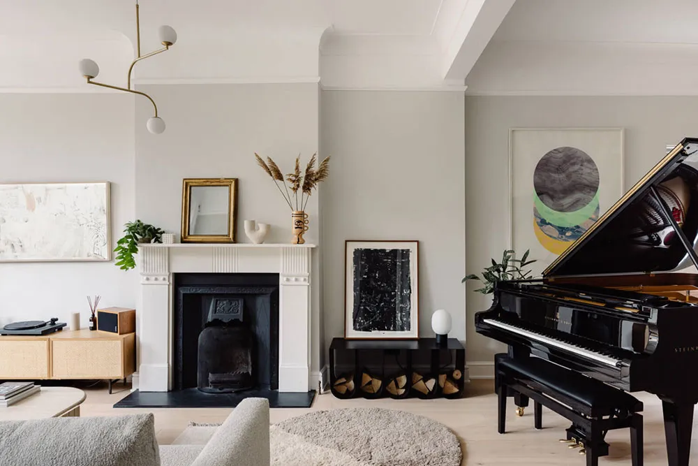 Спокійний інтер'єр дому сім'ї музикантів у Лондоні - Gallery image 3