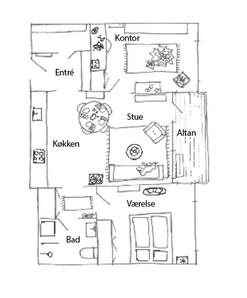 Pequeños detalles que crean una fiesta: apartamento en Dinamarca - Gallery image 15