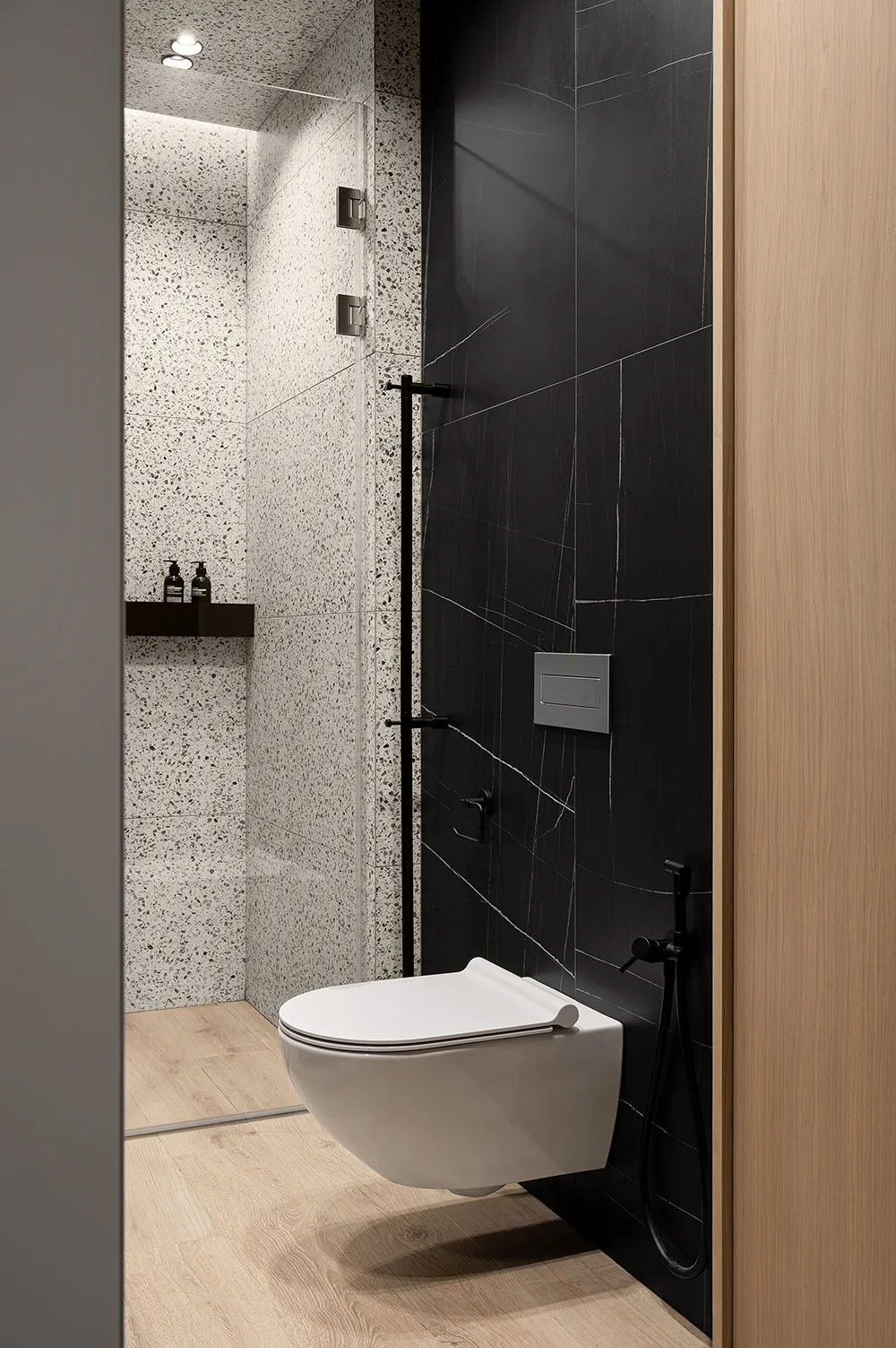 Minimalismus mit bunter Möbel: Wohnung in Kiew - Gallery image 17