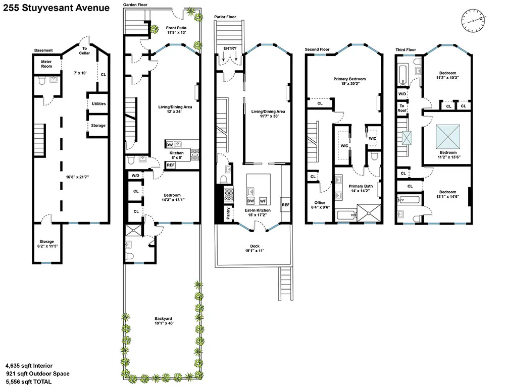 Historisches Townhouse in New York mit luxuriösen Erkerfenstern - Gallery image 12