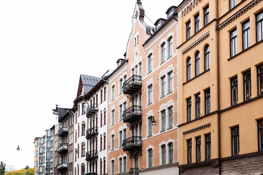 Style combiné de gris et beige dans l'interior d'une appartement à Stockholm (72 m²) - Gallery image 20