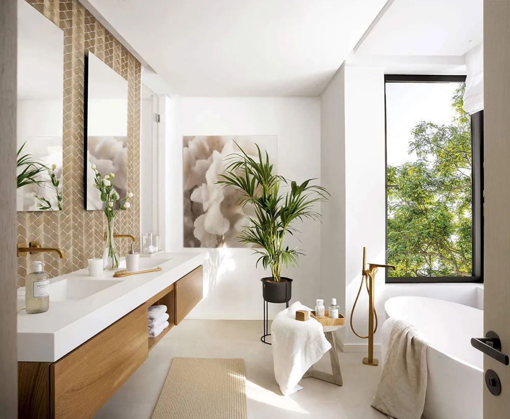 Magnifique intérieur blanc d'une villa de plage avec piscine à Malaga - Gallery image 9