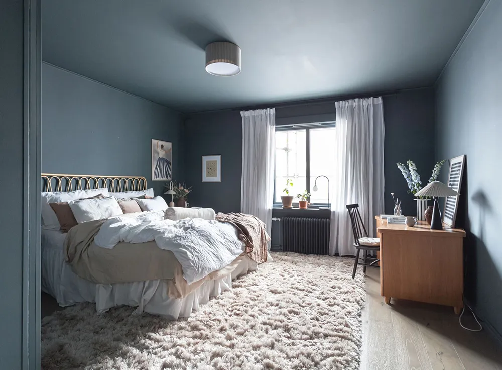 Różowy, niebieski, żółty: kolorowe pokoje w skandynawskim wnętrzu (78 m²) - Gallery image 6