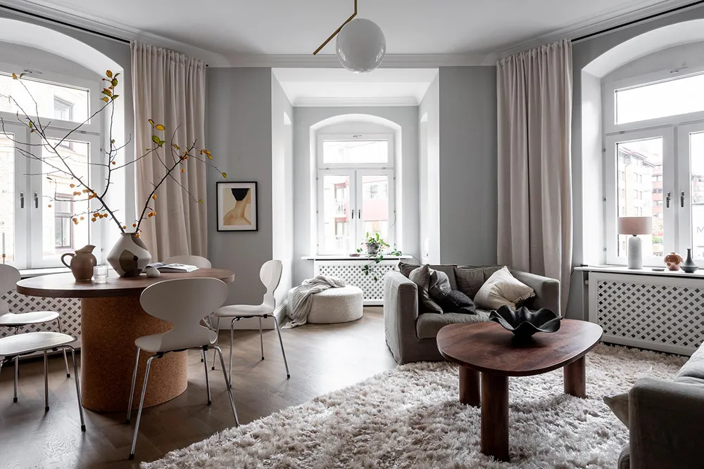 Estilo moderno y fresco en interiores escandinavos con toques cálidos (66 m²) - Gallery image 8