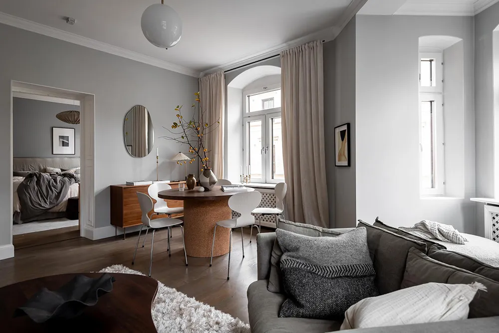 Estilo moderno y fresco en interiores escandinavos con toques cálidos (66 m²) - Gallery image 10