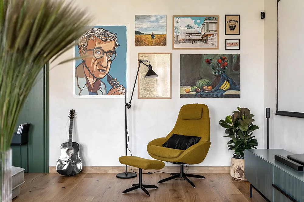 Jastrykowy wnętrze z odcieniami zielonego zamiast еврourbanizmu w historycznym centrum Kiwana - Gallery image 11