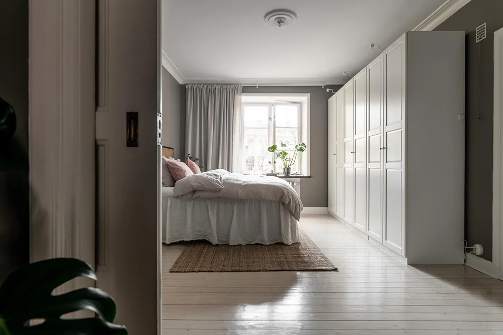 Estilos de verde y gris en el diseño de una casa sueca (88 m2) - Gallery image 16