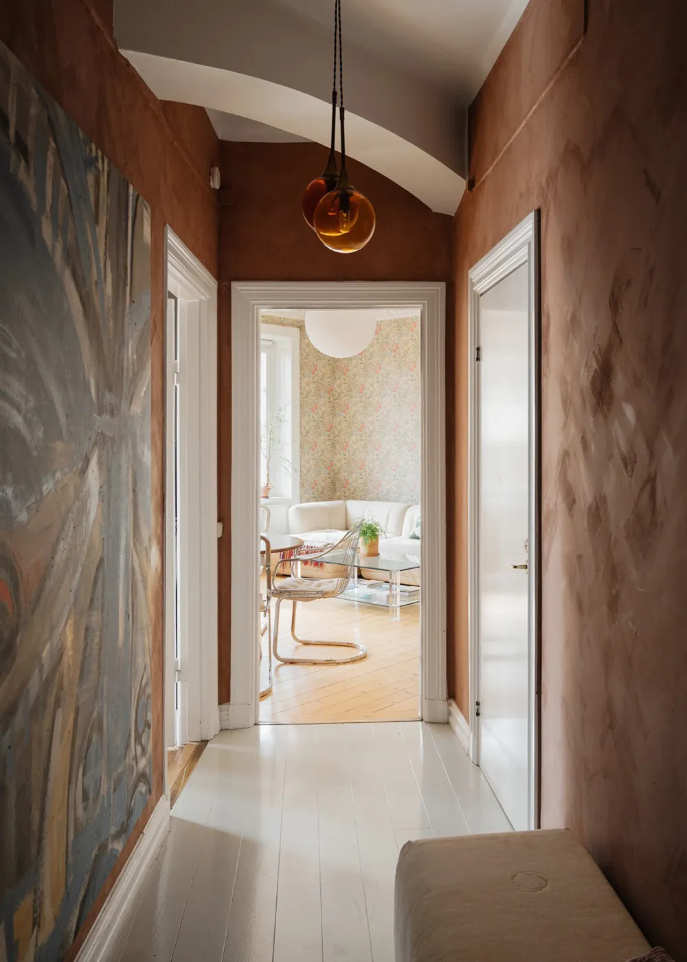 Farbige Wandpapiere: Ein gemütlicher Wohnraum in Stockholm (71 qm) - Gallery image 18