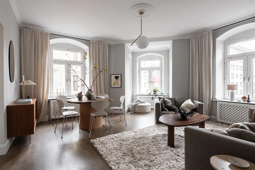 Estilo moderno y fresco en interiores escandinavos con toques cálidos (66 m²) - Gallery image 6