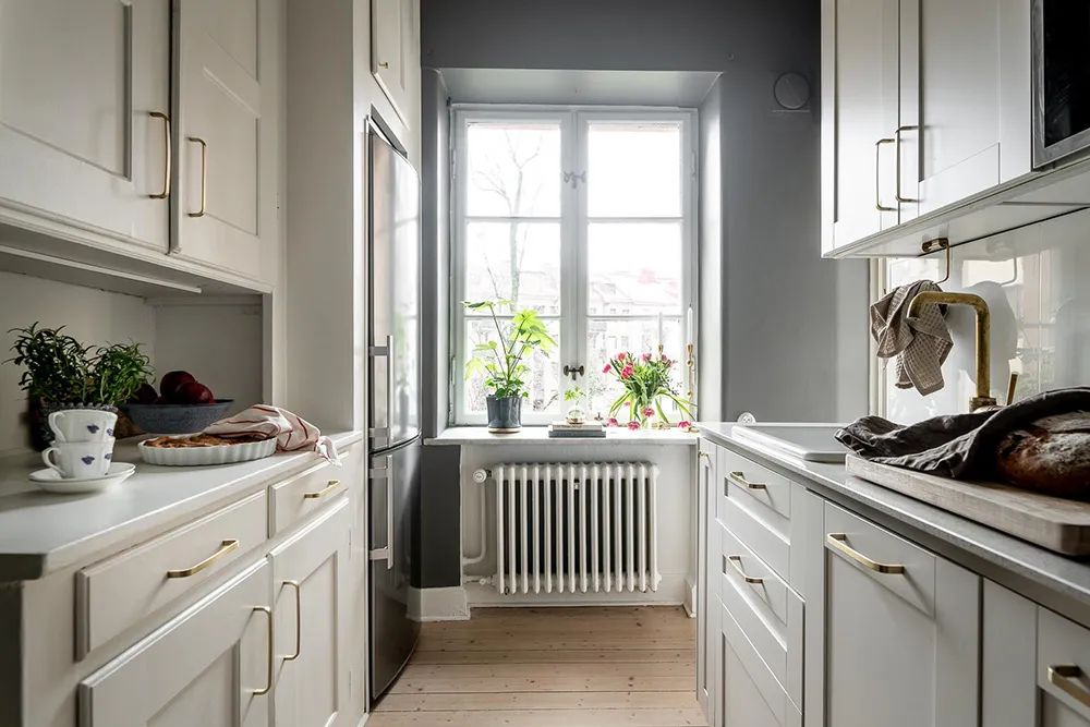 Estilos de verde y gris en el diseño de una casa sueca (88 m2) - Gallery image 26