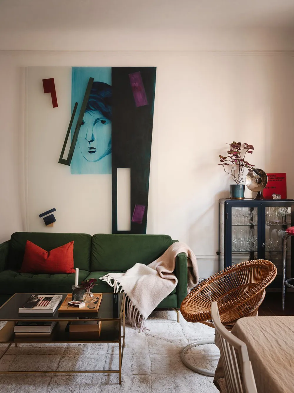 Eklektrischer Interieur einer kleinen skandinavischen Wohnung (63 qm) - Gallery image 4