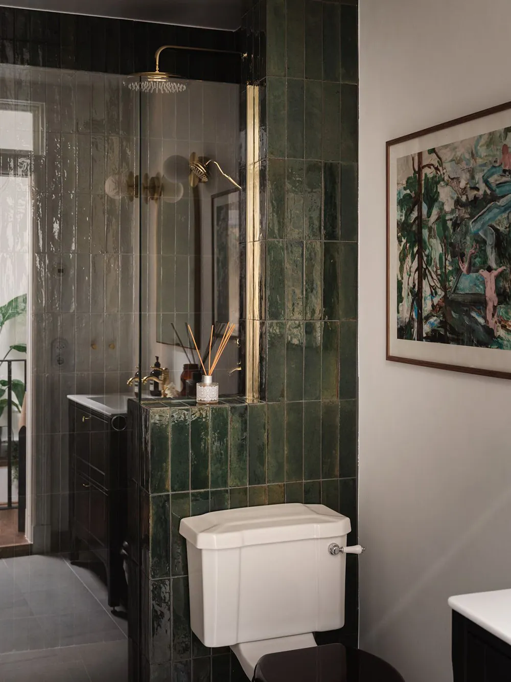 Eklektrischer Interieur einer kleinen skandinavischen Wohnung (63 qm) - Gallery image 22