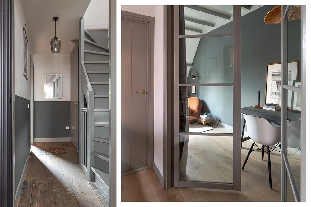 Efektowne odcienie szarości w дизайnie historycznego domu w Holandii - Gallery image 19