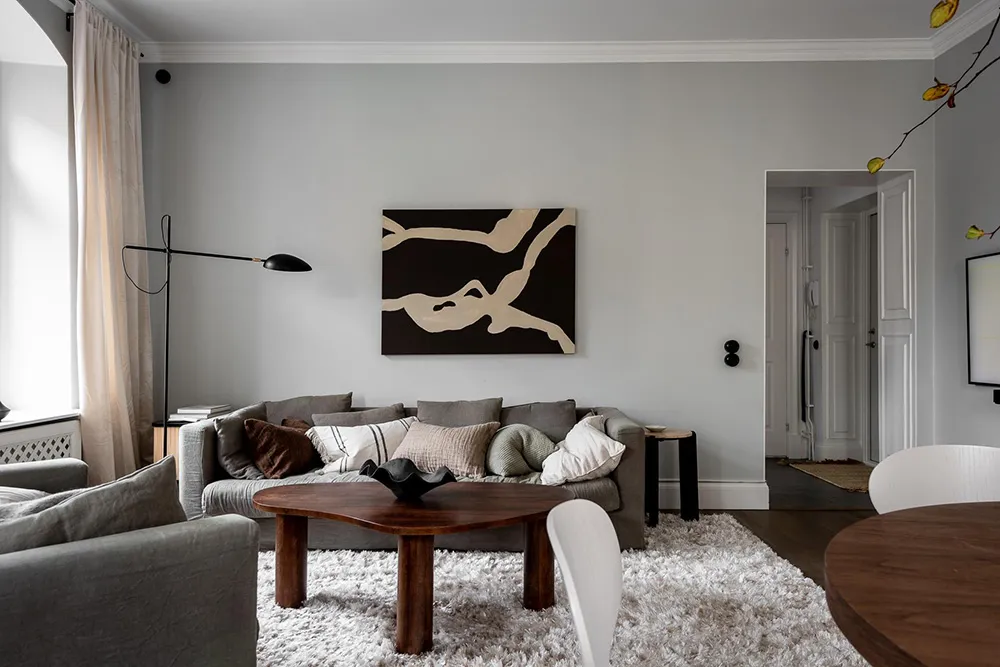 Estilo moderno y fresco en interiores escandinavos con toques cálidos (66 m²) - Gallery image 5