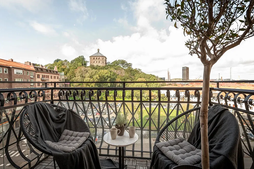 Стильный серый интерьер в Швеции с необычным декором (65 кв. м) - Gallery image 15