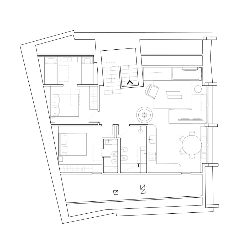इटली में, अल्प्स पर्वतमाला के पास स्थित एक आरामदायक एवं आधुनिक इनटीरियर। - Gallery image 13