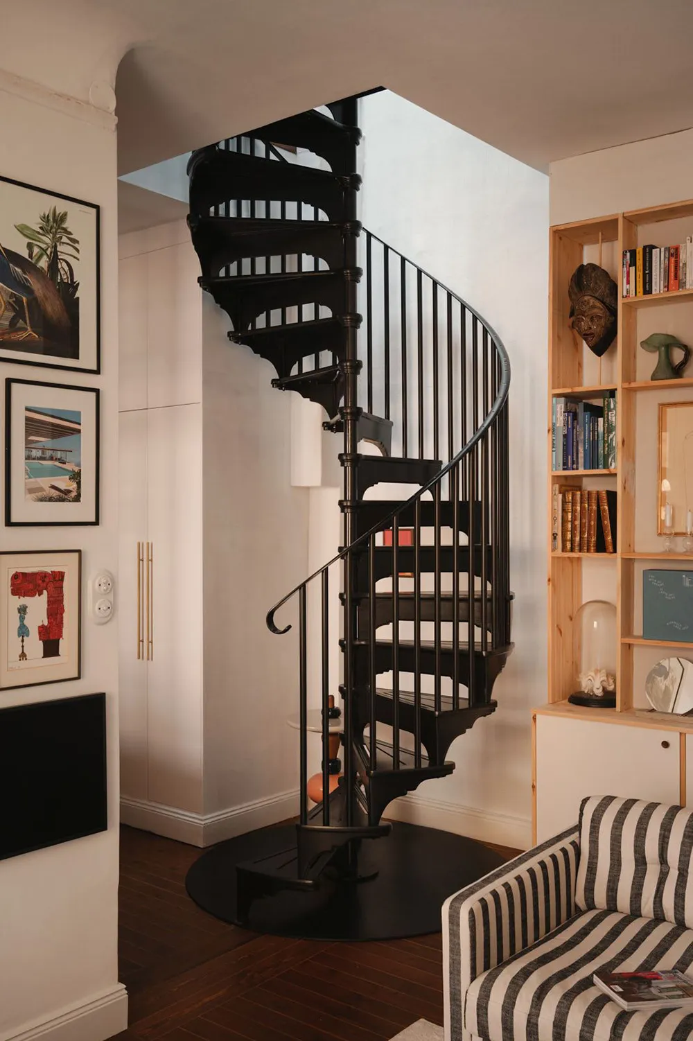 Eklektrischer Interieur einer kleinen skandinavischen Wohnung (63 qm) - Gallery image 11