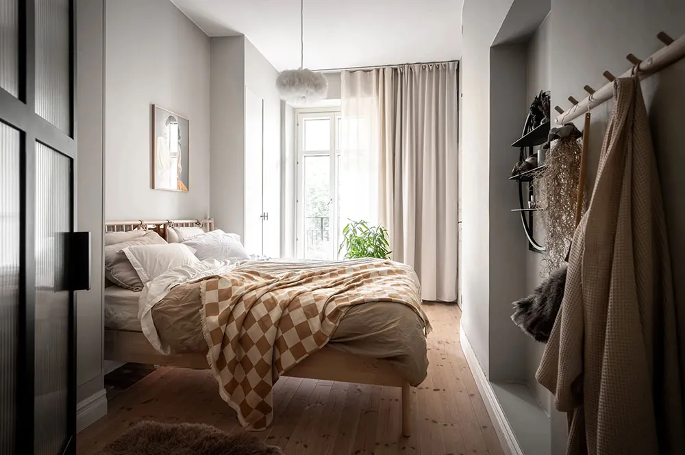 Стильный серый интерьер в Швеции с необычным декором (65 кв. м) - Gallery image 12